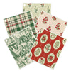 Christmas Collection - 5 Swedish Dishcloths + Ceramic Hook
