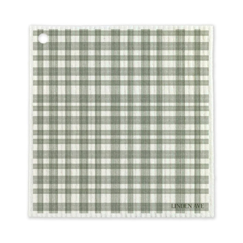 Evergreen Estate – 5 Swedish Dishcloths + Ceramic Hook