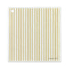 Mustard and cream vertical stripe reusable dishcloth from Marigold Manor by Linden Ave
